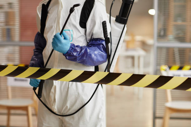 Professional Biohazard Cleanup technician working in Rutledge, GA